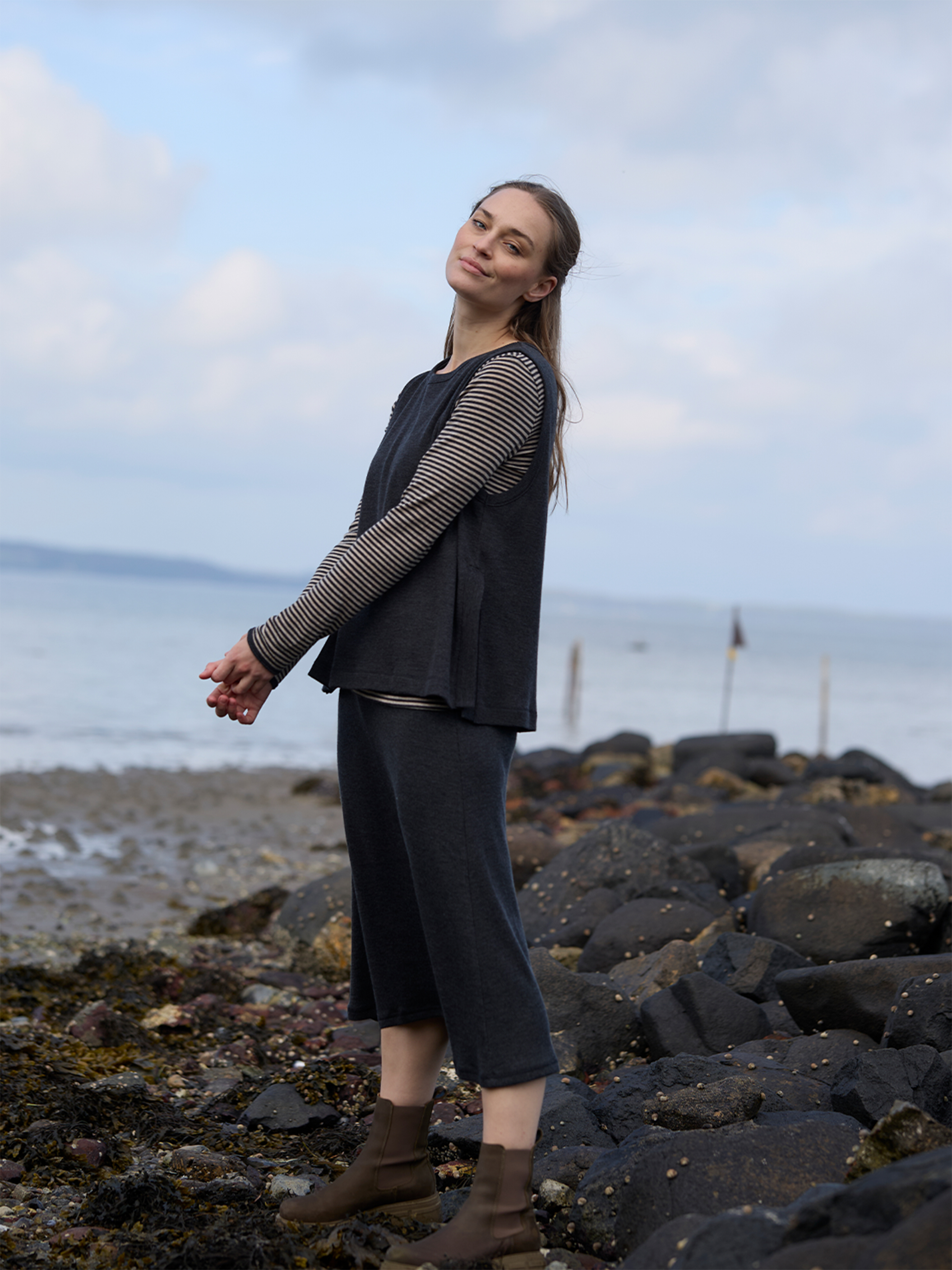 Vest rib merino